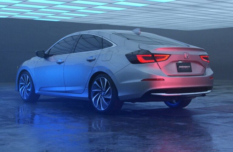 exterior rear of the new Honda Insight