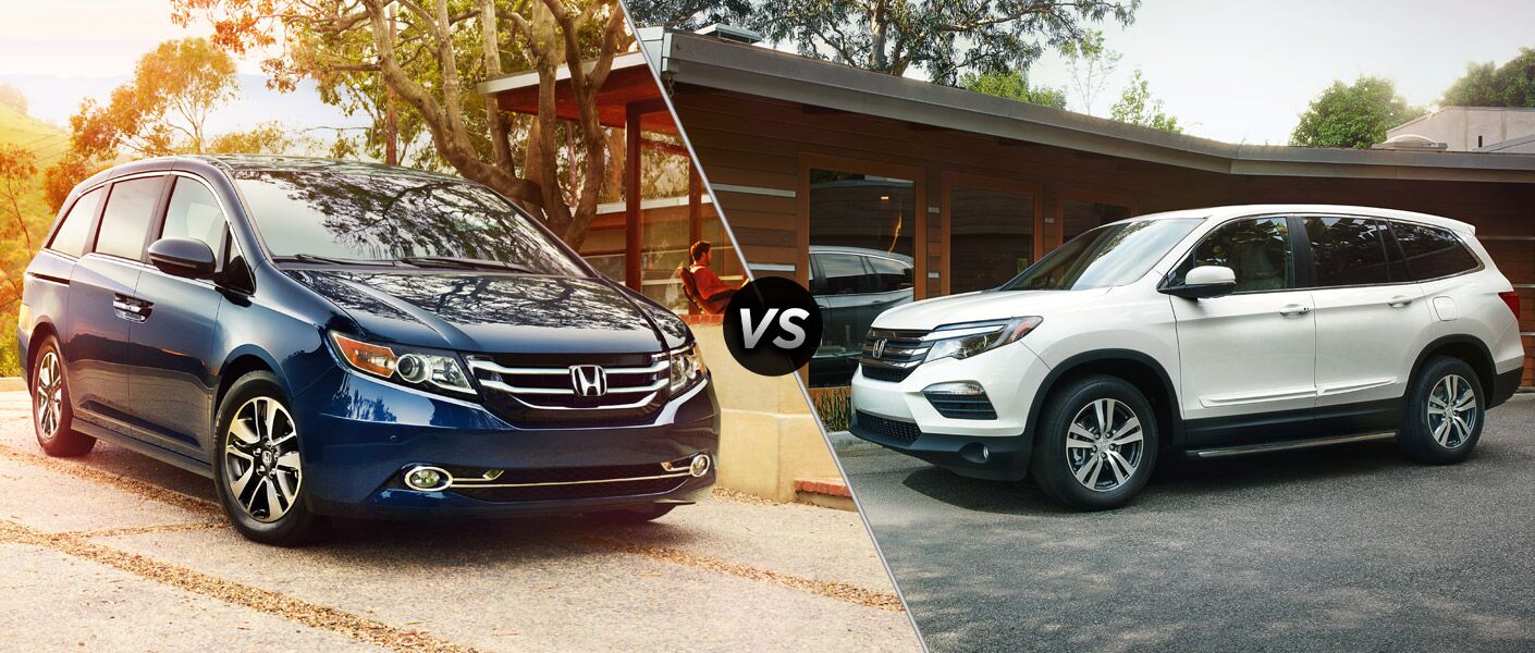 2016 Honda Odyssey Vs 2016 Honda Pilot