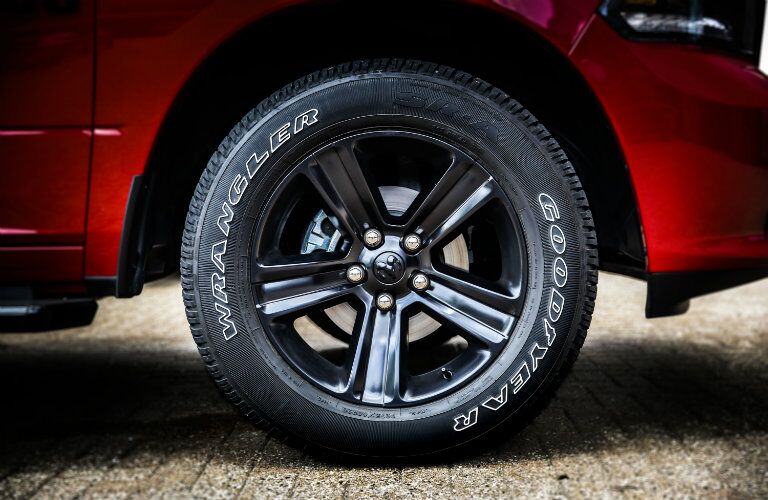2017 Ram 1500 Black Rims