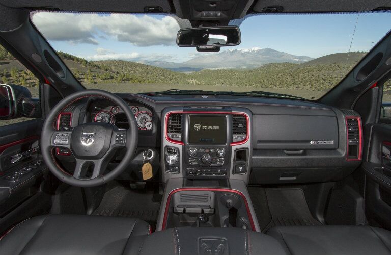 2017 Ram 1500 Interior Red Trim