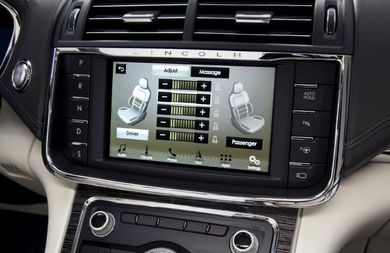 2017 Lincoln Continental touchscreen