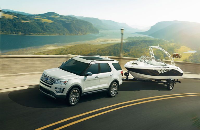 2017 ford explorer towing capacity towing boat