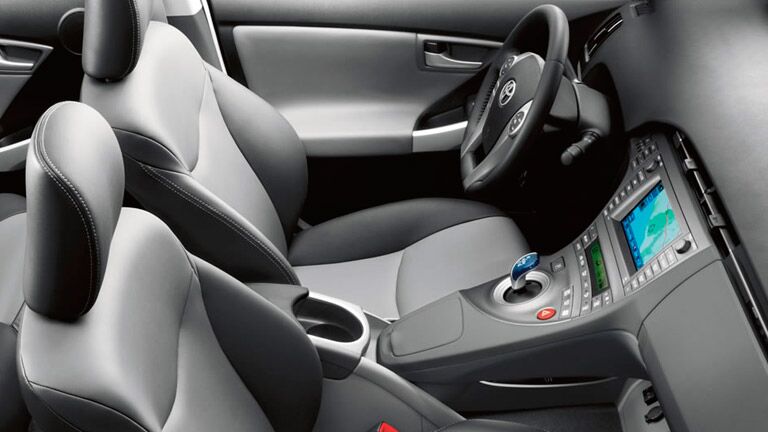 The interior of the 2015 Toyota Prius Berlin VT is extremely cozy and ergonomic.