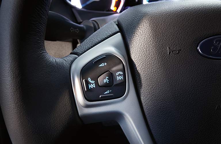 2018 Ford Fiesta steering wheel buttons.