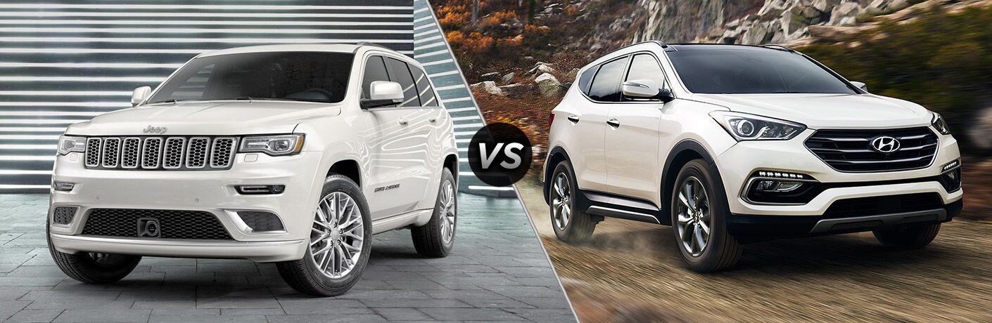 2017 Jeep Grand Cherokee vs 2017 Hyundai Santa Fe Sport