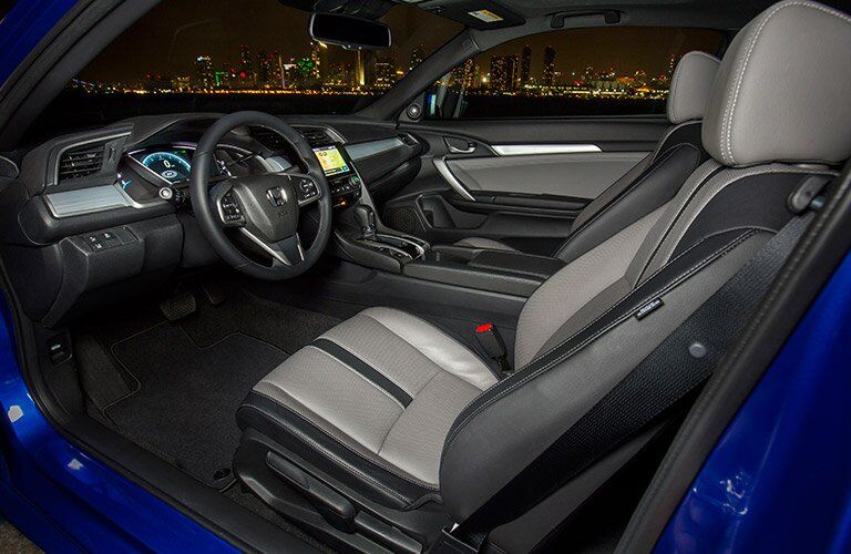 2017 honda civic coupe interior design seats dashboard
