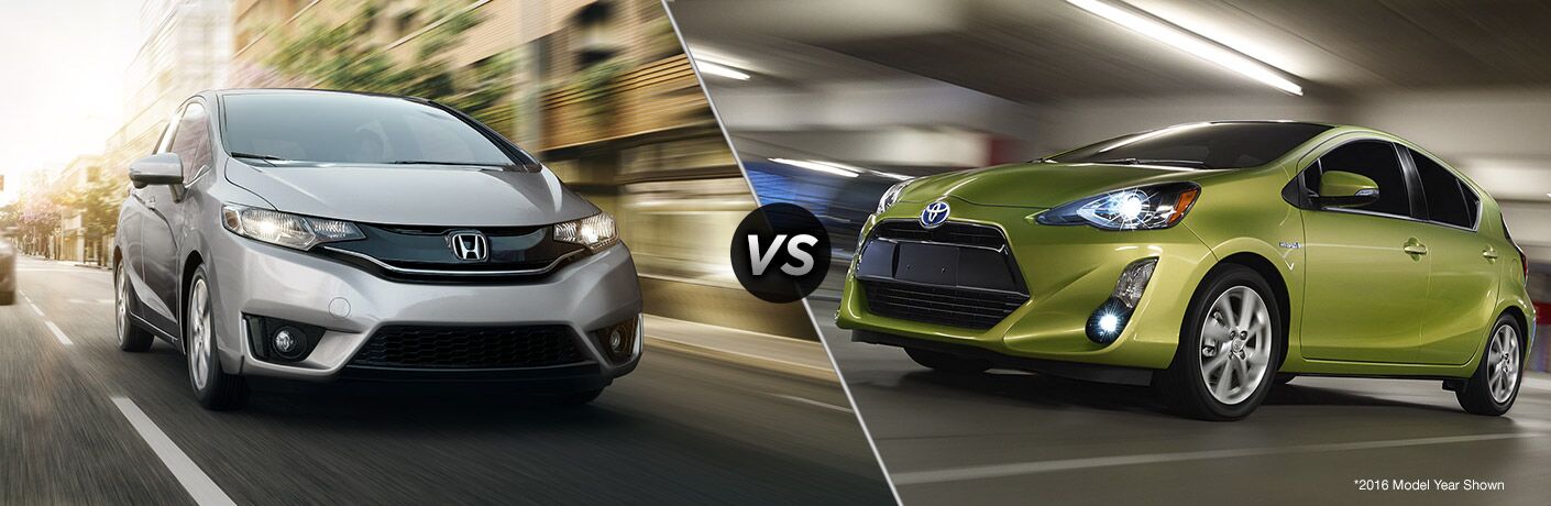2017 Honda Fit Vs 2016 Toyota Prius C