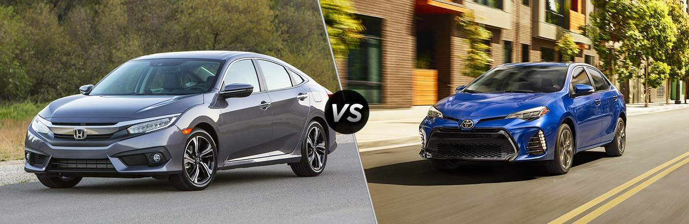 2018 Honda Civic Sedan Vs Toyota Corolla