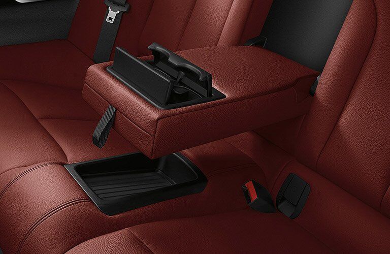 2017 BMW 4 Series backseat cupholder