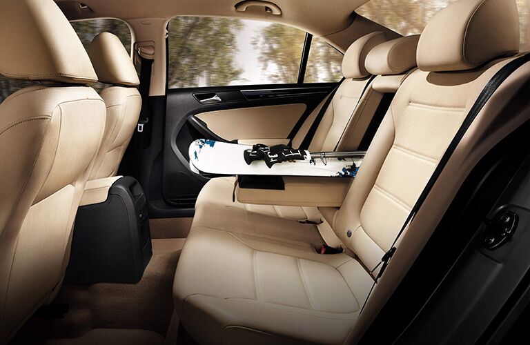 2017 Jetta rear seat view