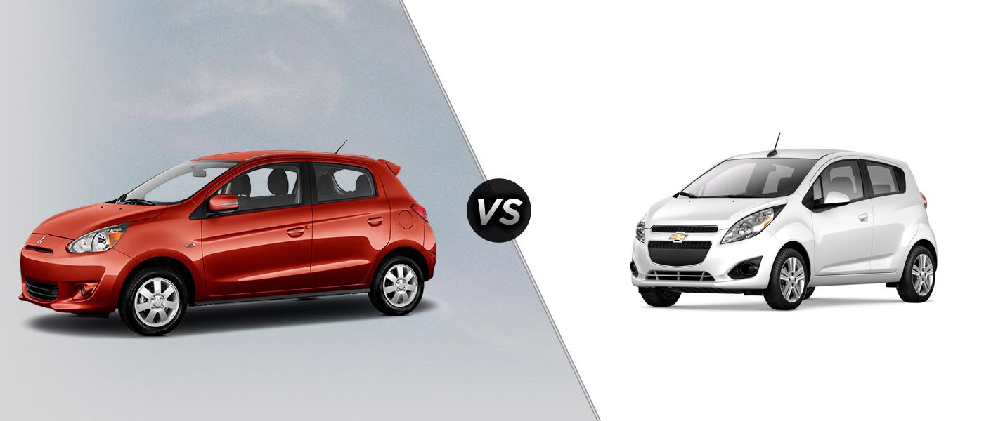 2015 Mitsubishi Mirage Vs. 2015 Chevy Spark 2015 Mitsubishi Mirage Vs. 2015 Chevy Spark