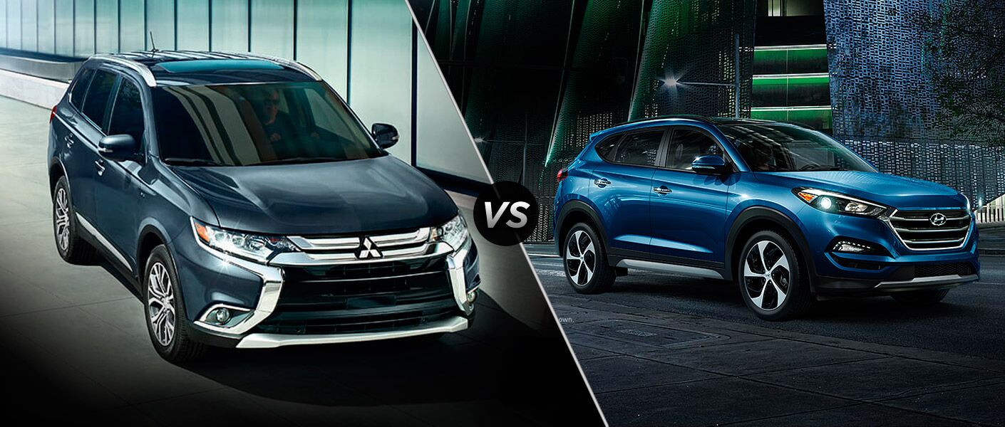 Mitsubishi Rvr Vs Hyundai Tucson 2016 Mitsubishi Outlander vs 2016 Hyundai Tucson