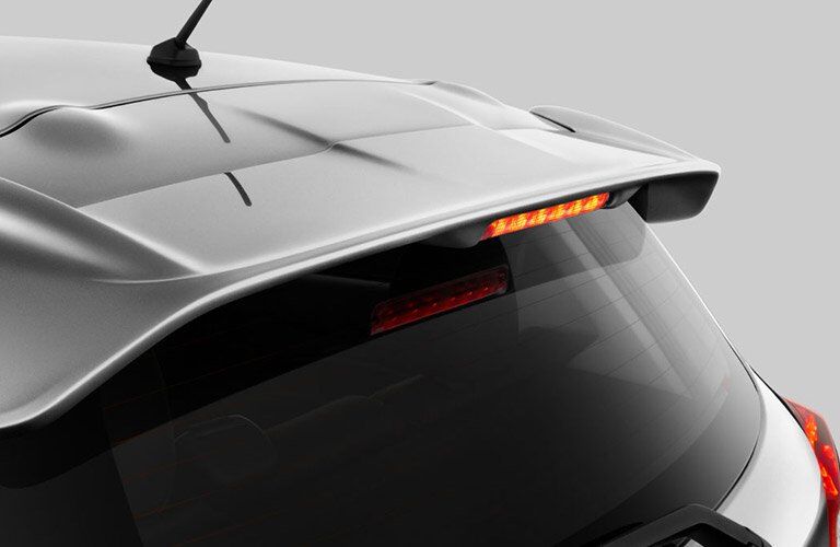 rear spoiler on the 2017 Mitsubishi Mirage SE