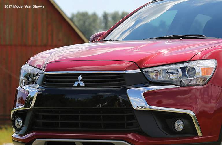 exterior front of the 2018 Mitsubishi Outlander Sport