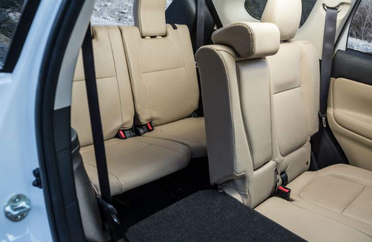 second and third row seating in the 2018 Mitsubishi Outlander