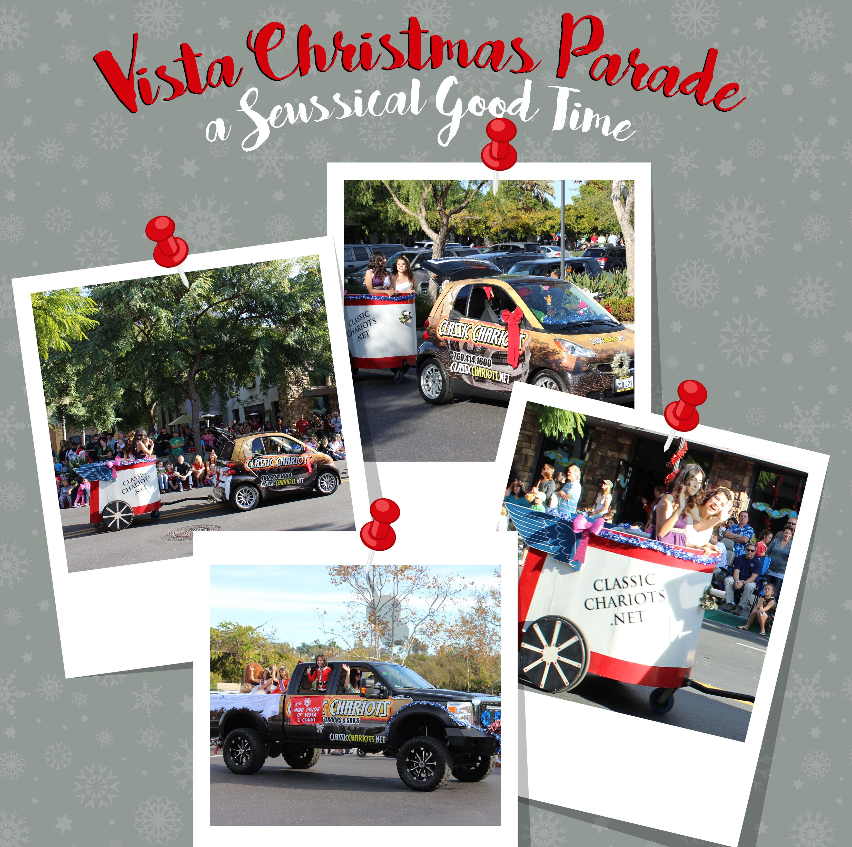 Vista Christmas Parade, a Seussical Good Time