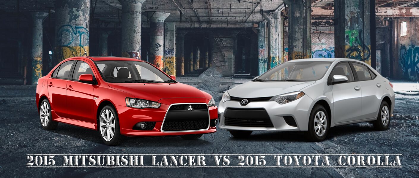 2015 Mitsubishi Lancer vs 2015 Toyota Corolla