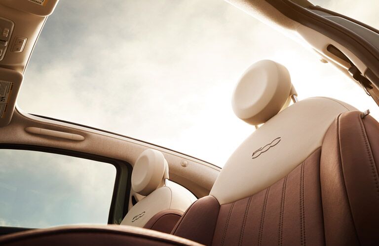 2017 Fiat 500 Two Tone Leather Interior