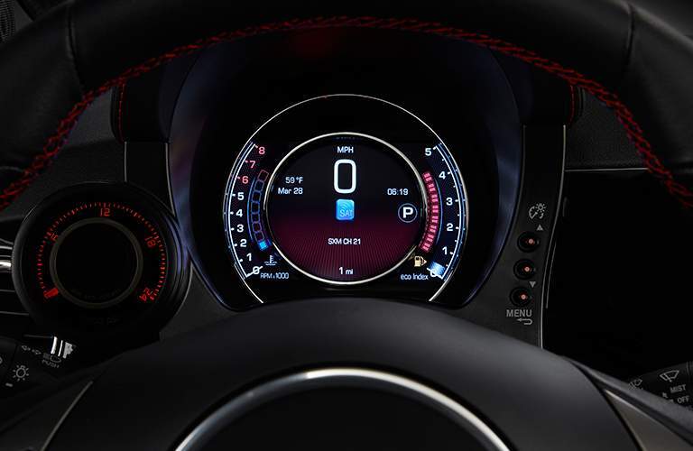 2017 Fiat 500 Abarth instrument panel