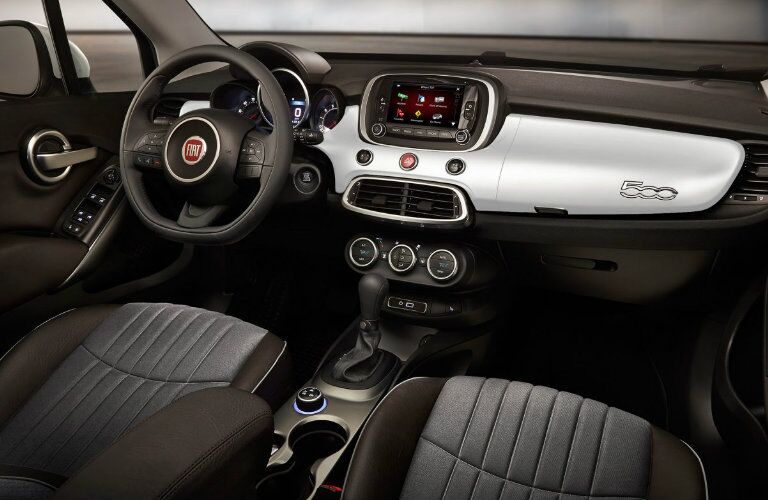 2017 Fiat 500X Silver interior Accents