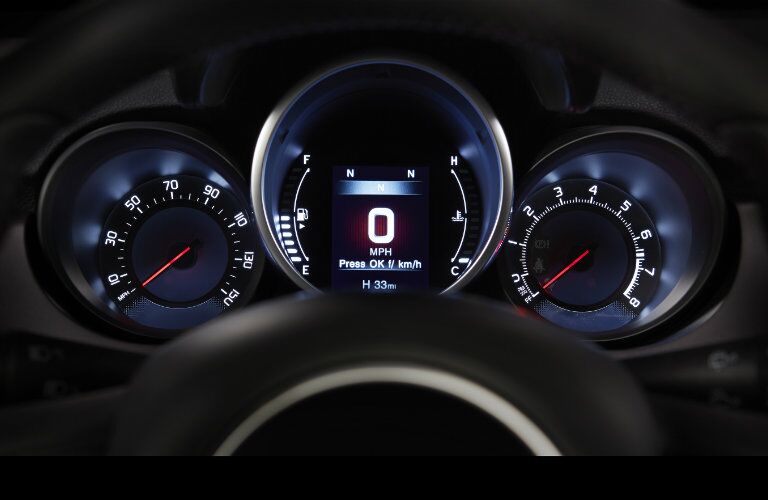 2017 Fiat 500X Dashboard information Center