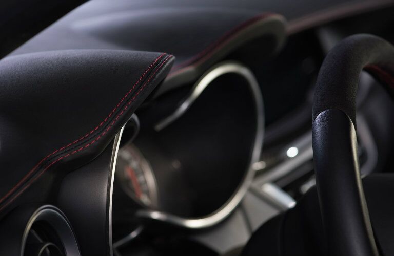 2018 Alfa Romeo Stelvio Red Contrast Stitching