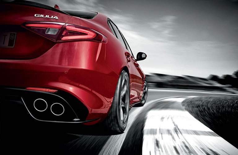 2017 Alfa Romeo Giulia Quadrifoglio rear exhaust