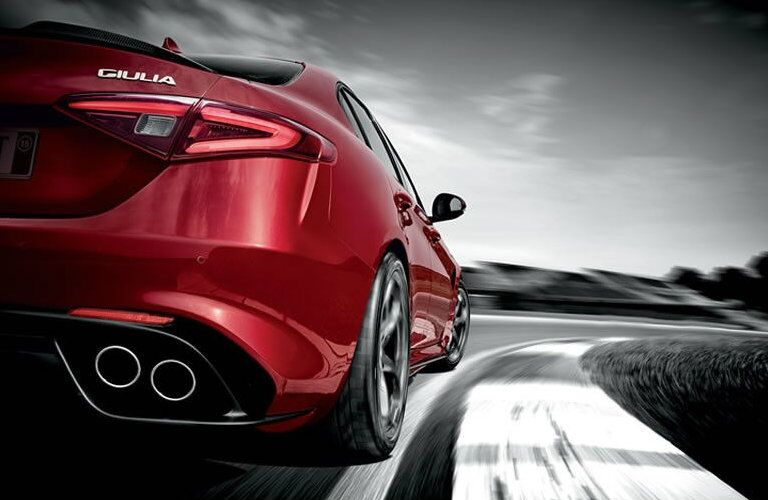 2017 Alfa Romeo Giulia dual exhaust