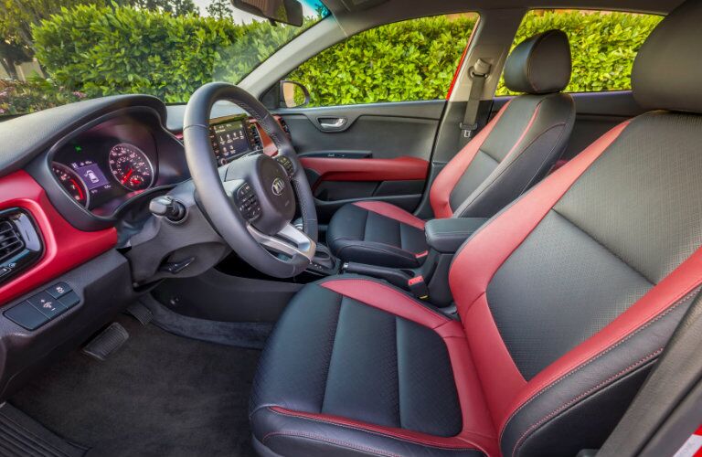 2018 Kia Rio Two Tone leather Seats