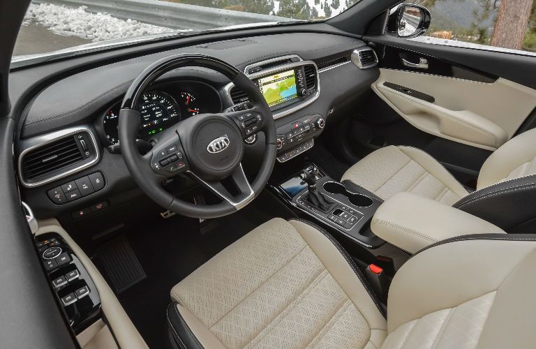 2016 Kia Sorento Interior Tan Leather