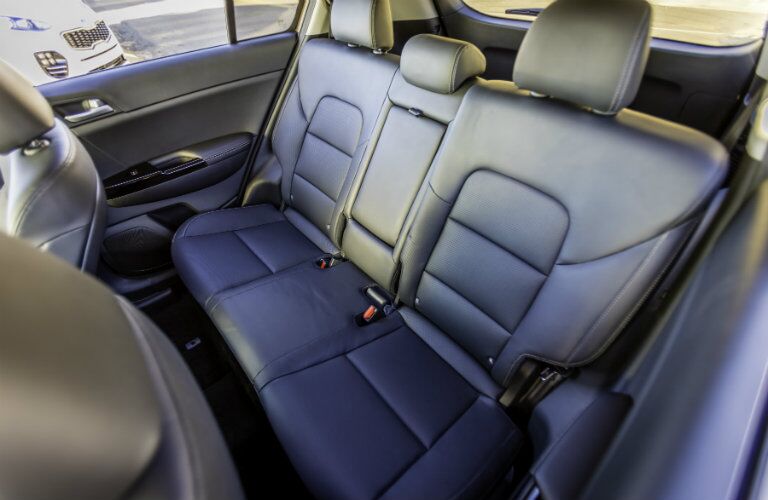 2017 Kia Sportag rear passenger space