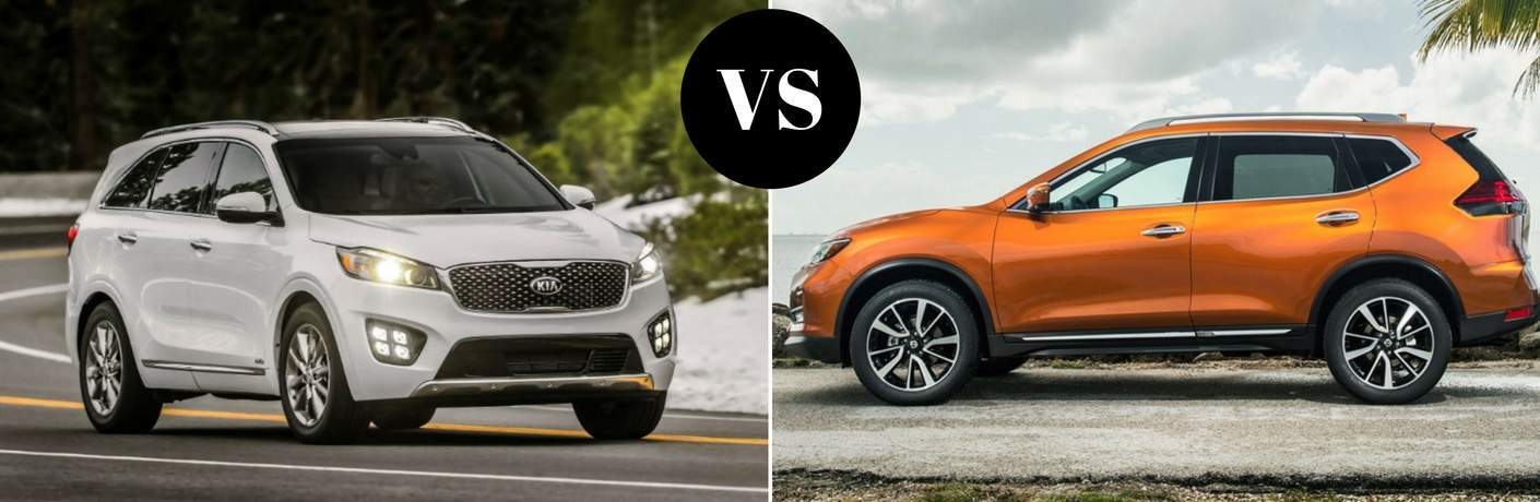 2018 Kia Sorento vs 2017 Nissan Rogue