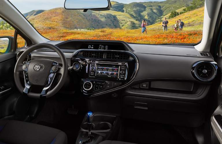 2018 prius c interior design