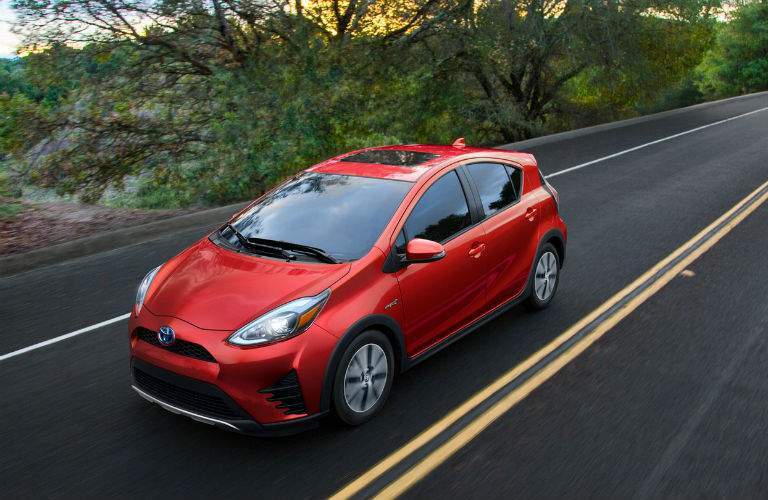 2018 Toyota Prius c Exterior Driver Side Front Profile