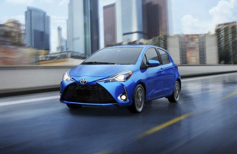 2018 Toyota Yaris Hatchback Exterior Driver Side Front Profile
