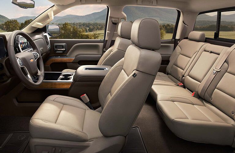 2016 Chevy Silverado 2500HD spacious cabin interior