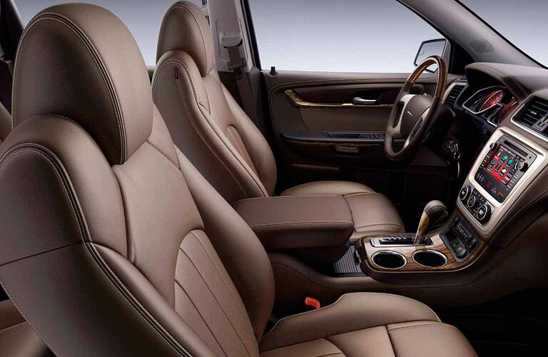 Comfortable and spacious interior of the 2016 GMC Acadia
