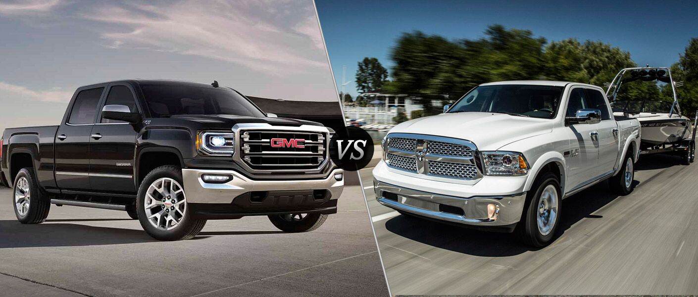 2016 GMC Sierra vs 2016 Ram 1500