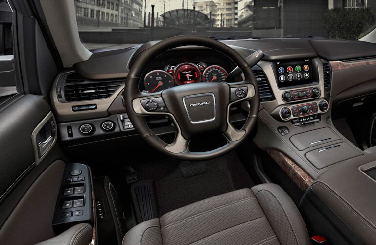 2016 GMC Yukon Winnipeg MB steering wheel shot and dashboard