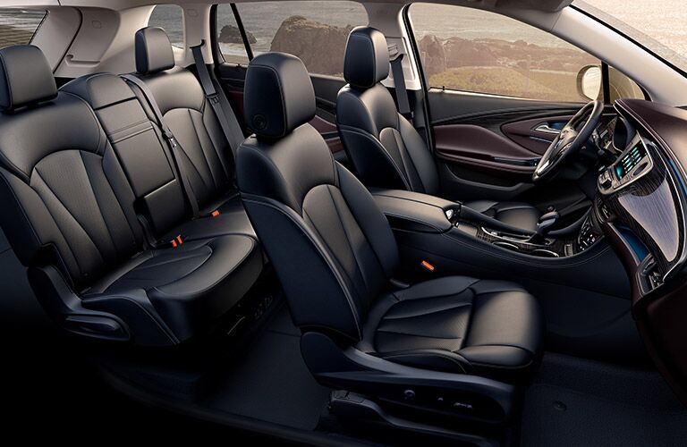 five comfortable seats in the 2016 Buick Envision