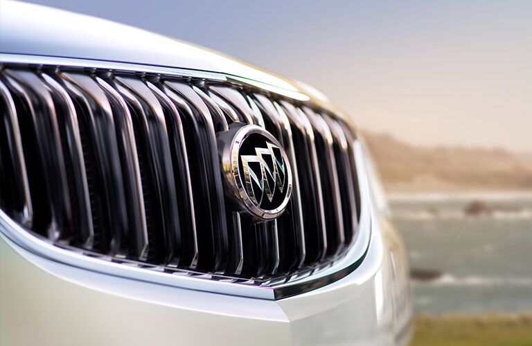 close-up of the 2017 Buick Enclave grille Winnipeg, MB