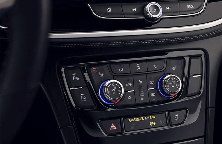 controls in the 2017 Buick Encore winnipeg, mb