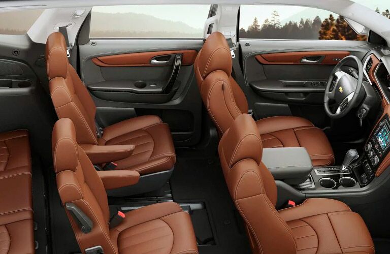 front two rows of the 2017 Chevy Traverse Winnipeg, MB