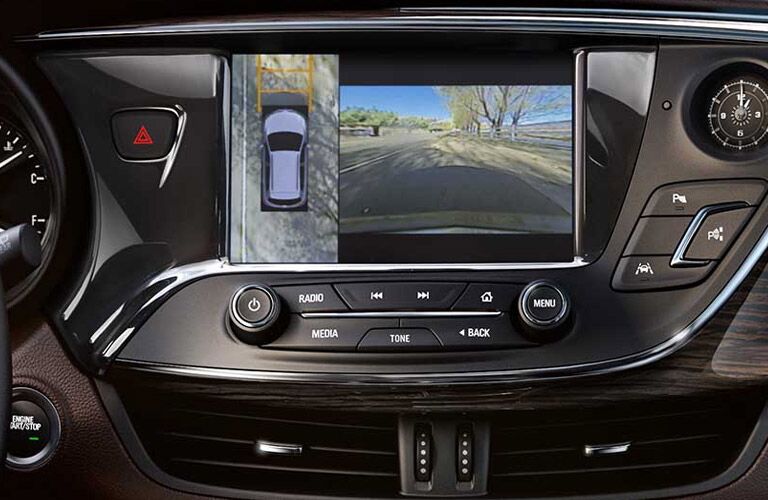 close-up of the 2017 Buick Envision rear backup camera Winnipeg, MB