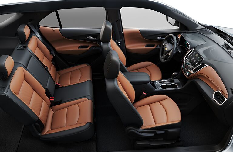 Two rows of seating inside 2019 Chevy Equinox