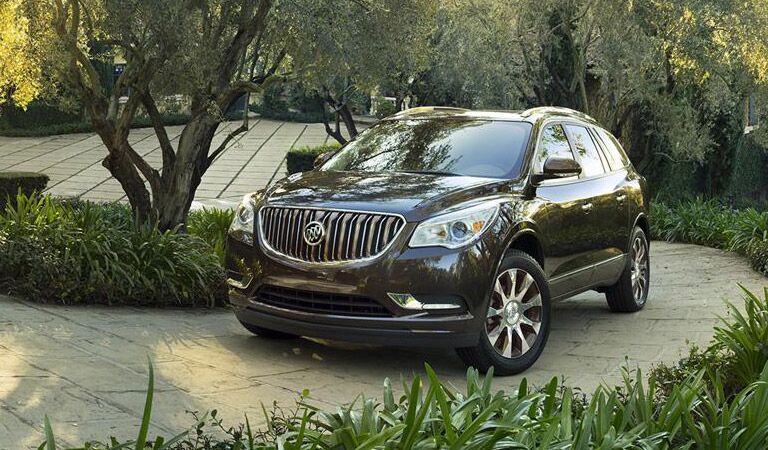 Dark Buick Enclave parked