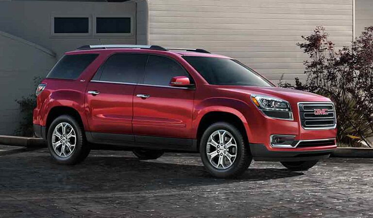 Red GMC Acadia SUV crossover Winnipeg, MB