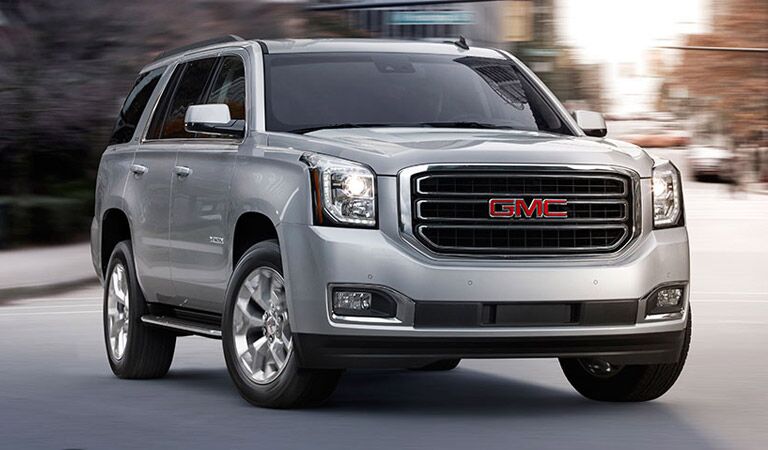 GMC Yukon large crossover SUV in the street Winnipeg, MB