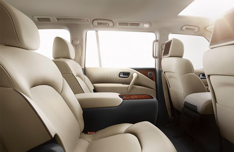 2020 Nissan Armada second row of seating