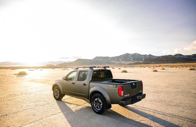 2020 Nissan Frontier watching the beautiful sunset